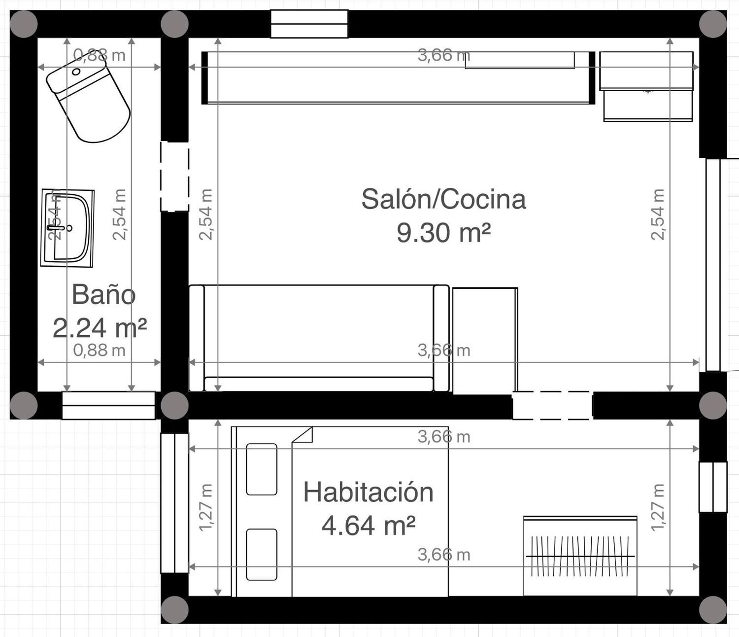 REF. DD060326NE – Inmueble en Chaparil – Torrecilla – Punta Lara