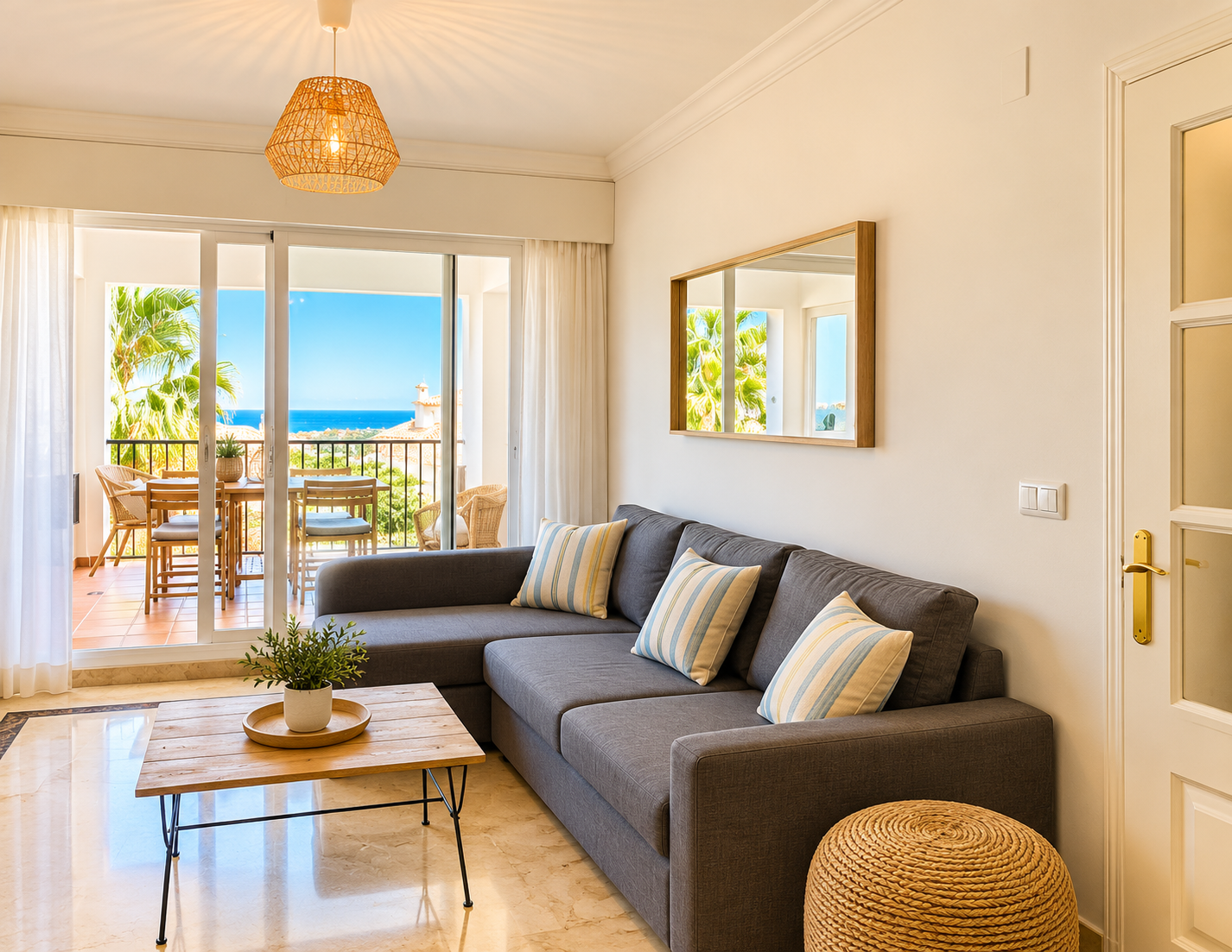 Ref. LZ151026MAN – Piso con VISTAS AL MAR en Manilva